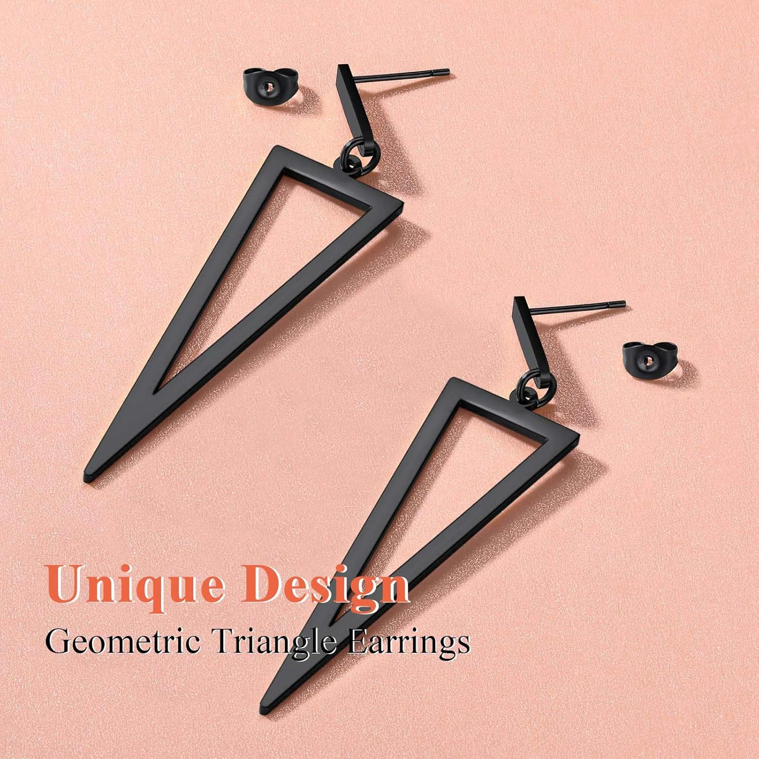 Triangle Pierced Drop & Dangle Earrings