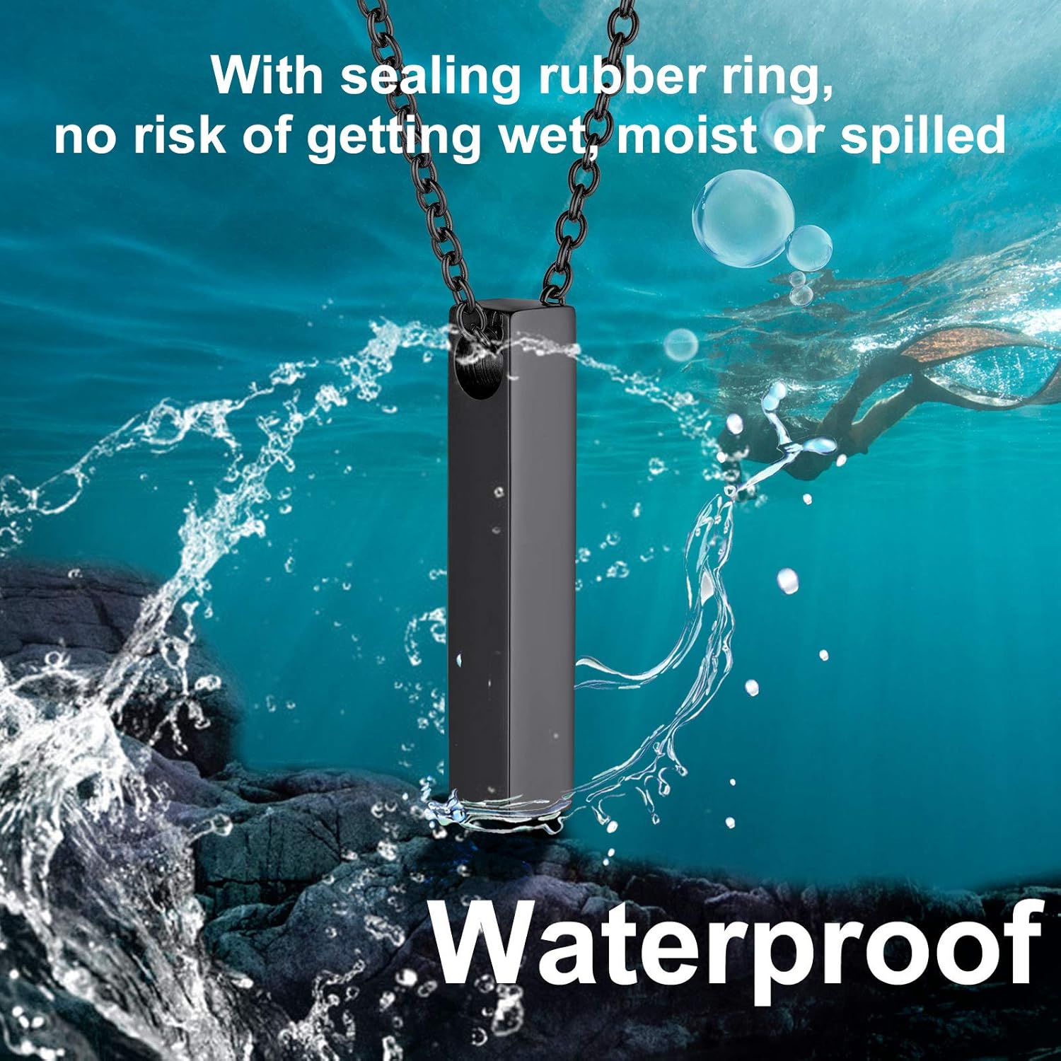 Ashes Vertical Bar Necklaces