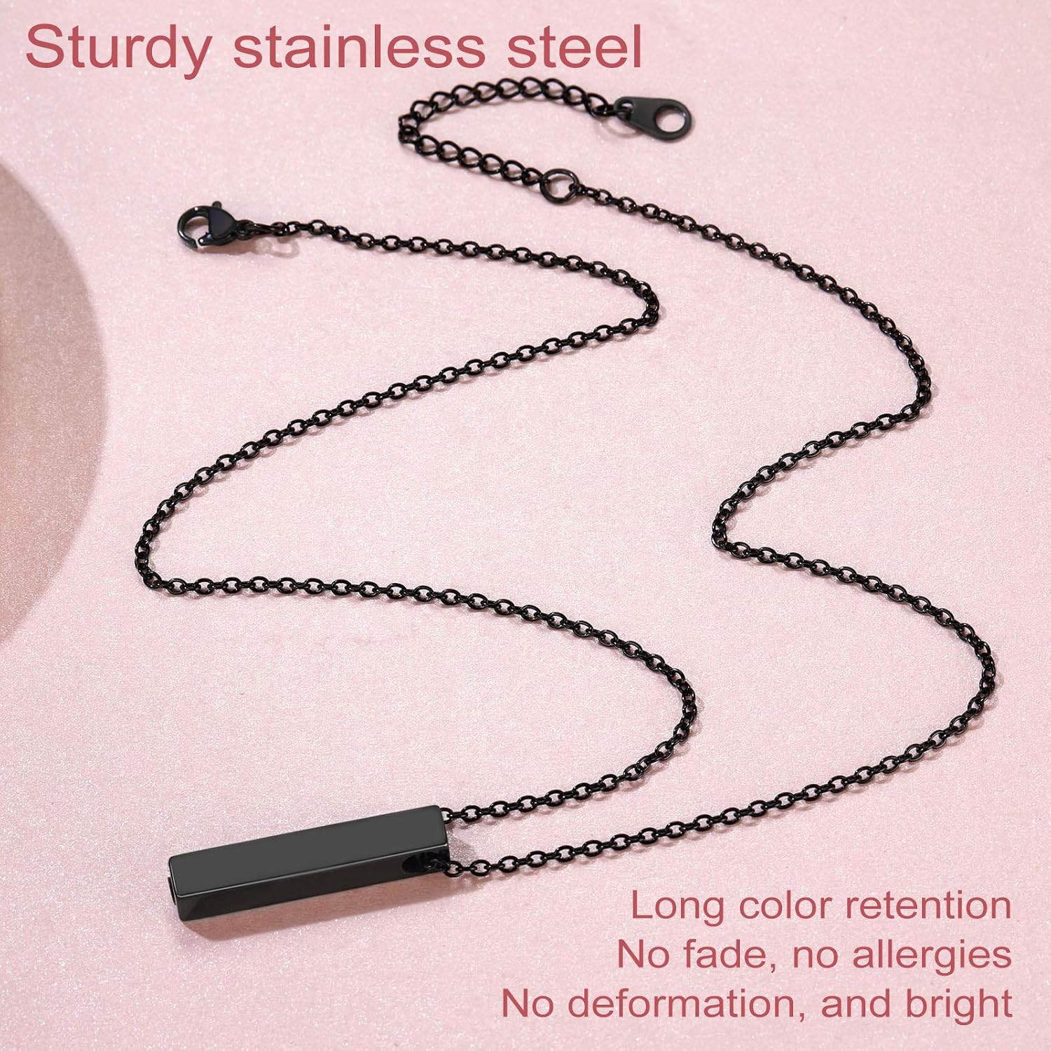 Ashes Vertical Bar Necklaces