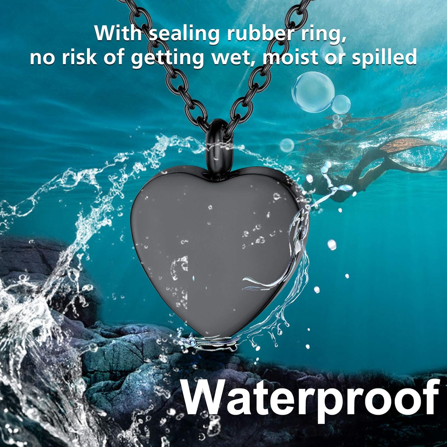 Heart Shaped Ashes Pendant Jewelry