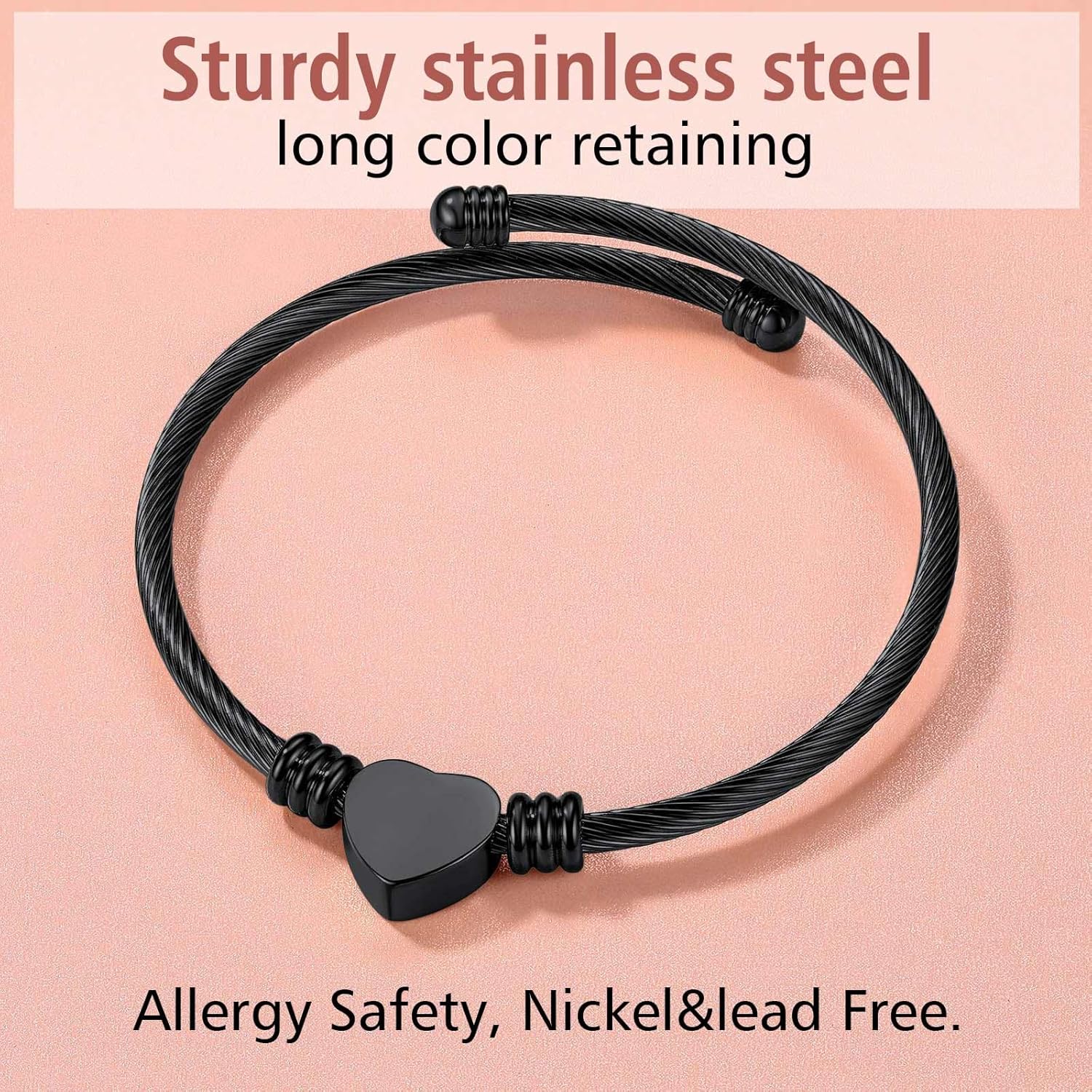 Heart Charm Adjustable Bracelets