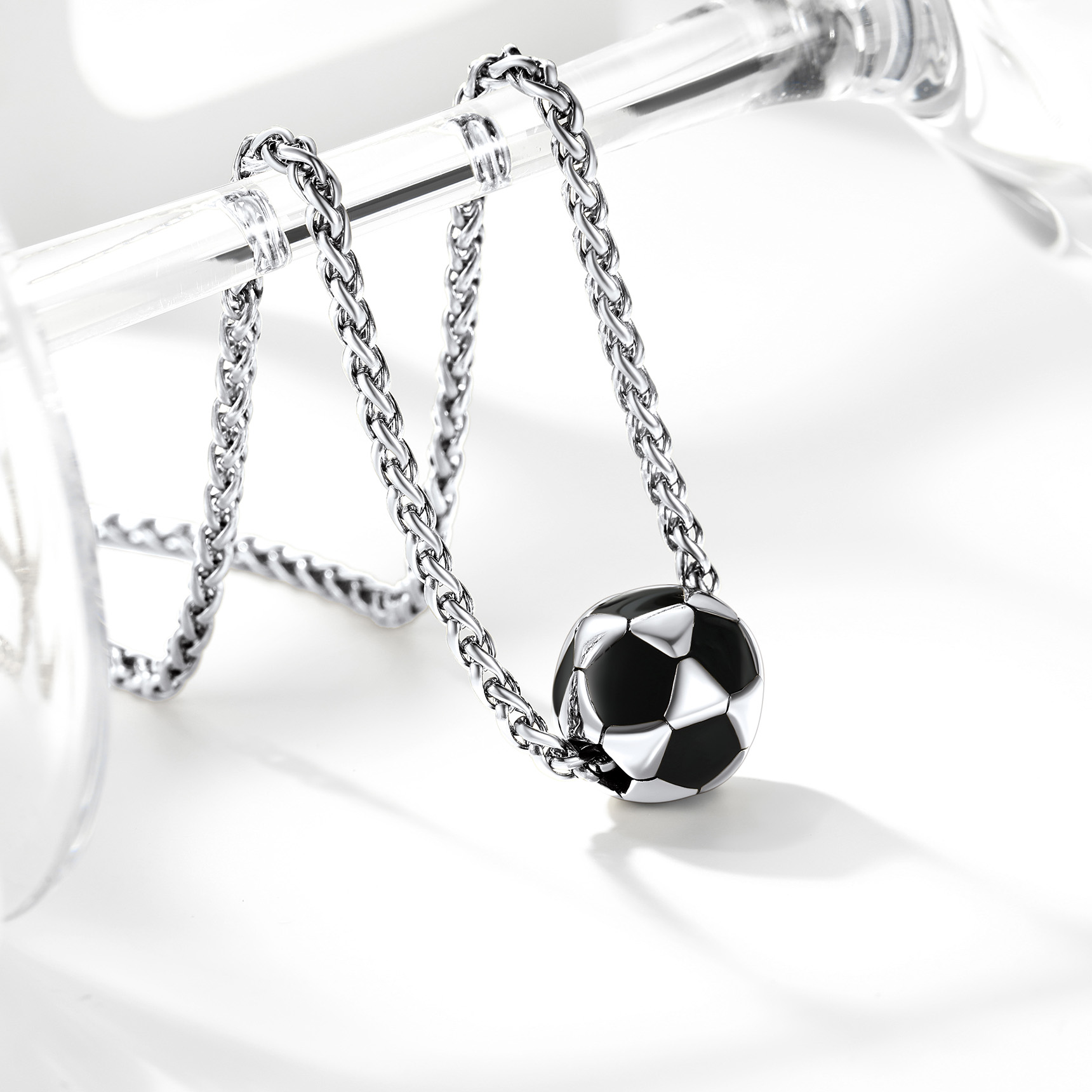 3D Soccer Sports Players Necklaces