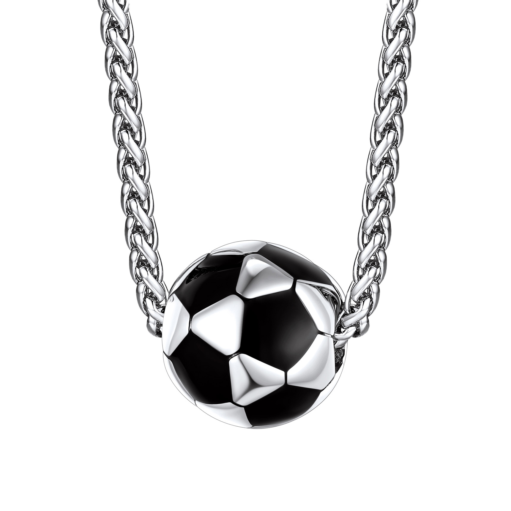 3D Soccer Sports Players Necklaces