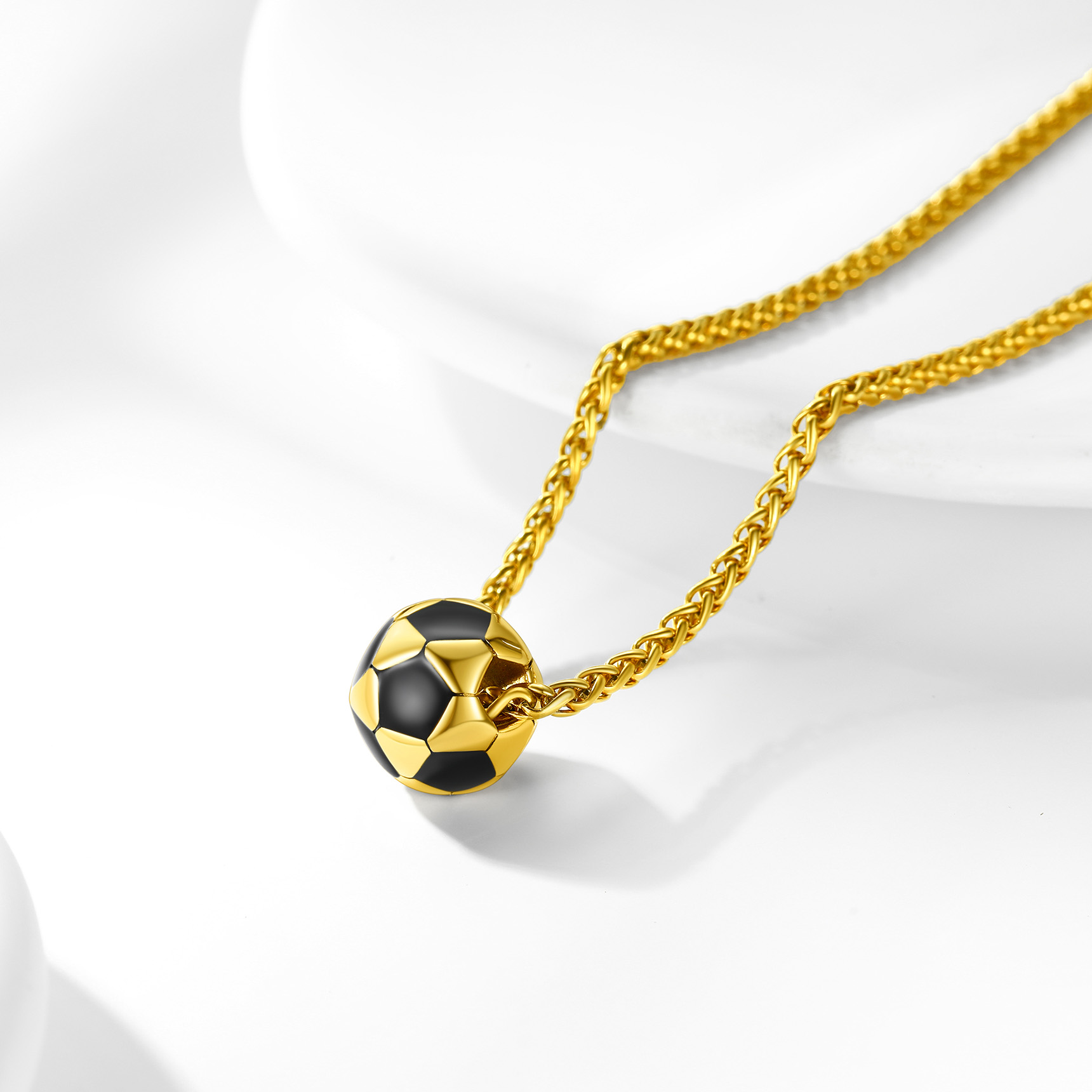 3D Soccer Sports Players Necklaces