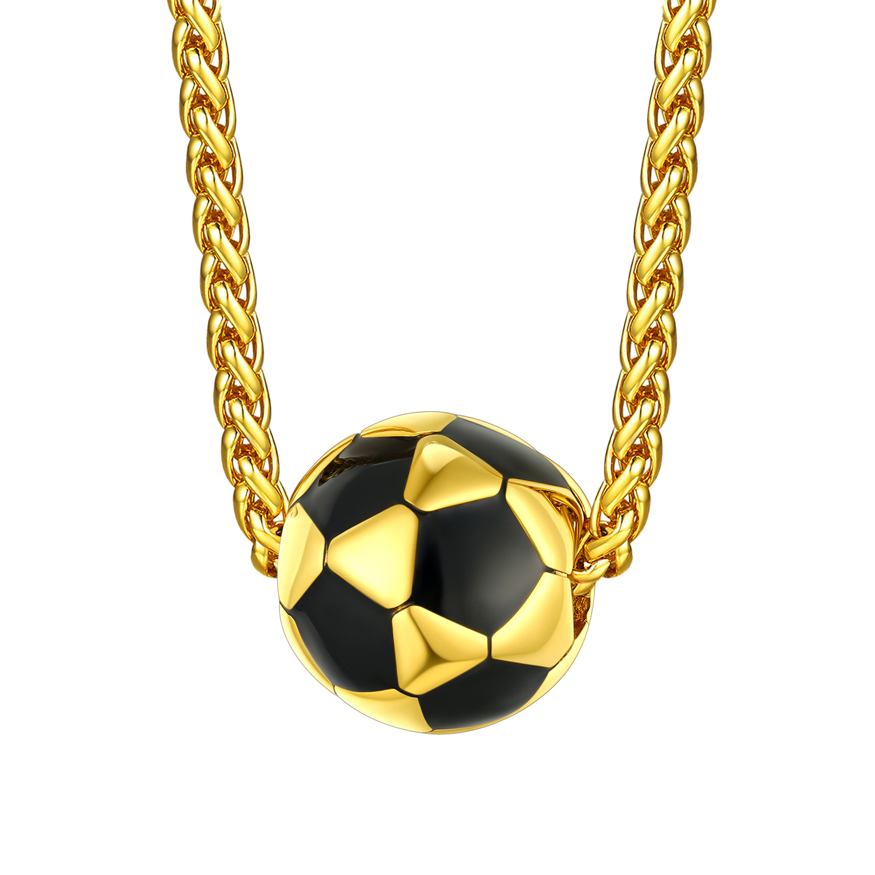 3D Soccer Sports Players Necklaces