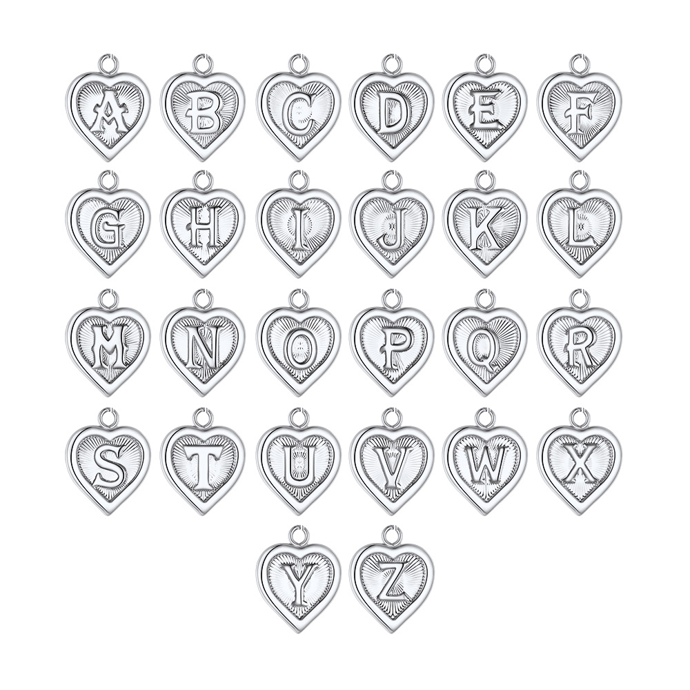 Letter & Heart Chain Anklet