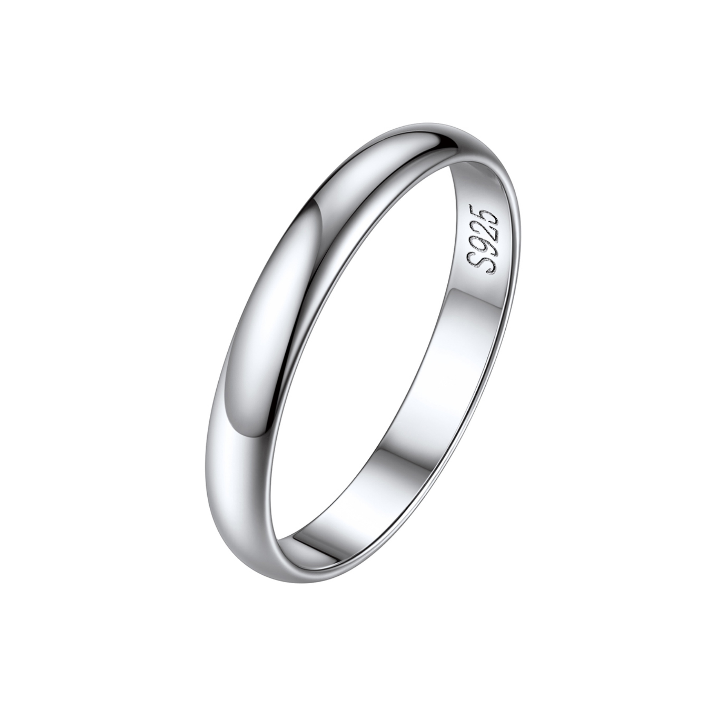 3mm Simple Everyday Band Promise Ring