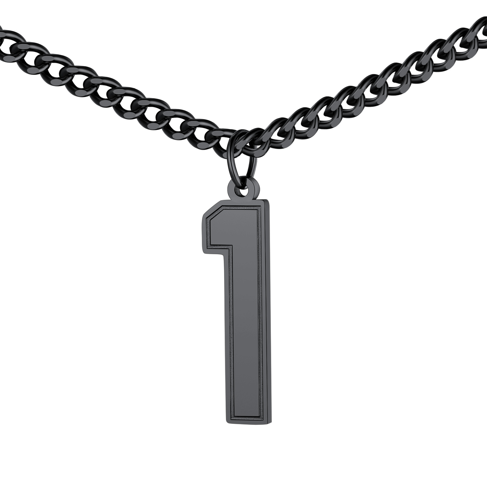 Sports Jersey Lucky Basketball Number 1 Necklaces