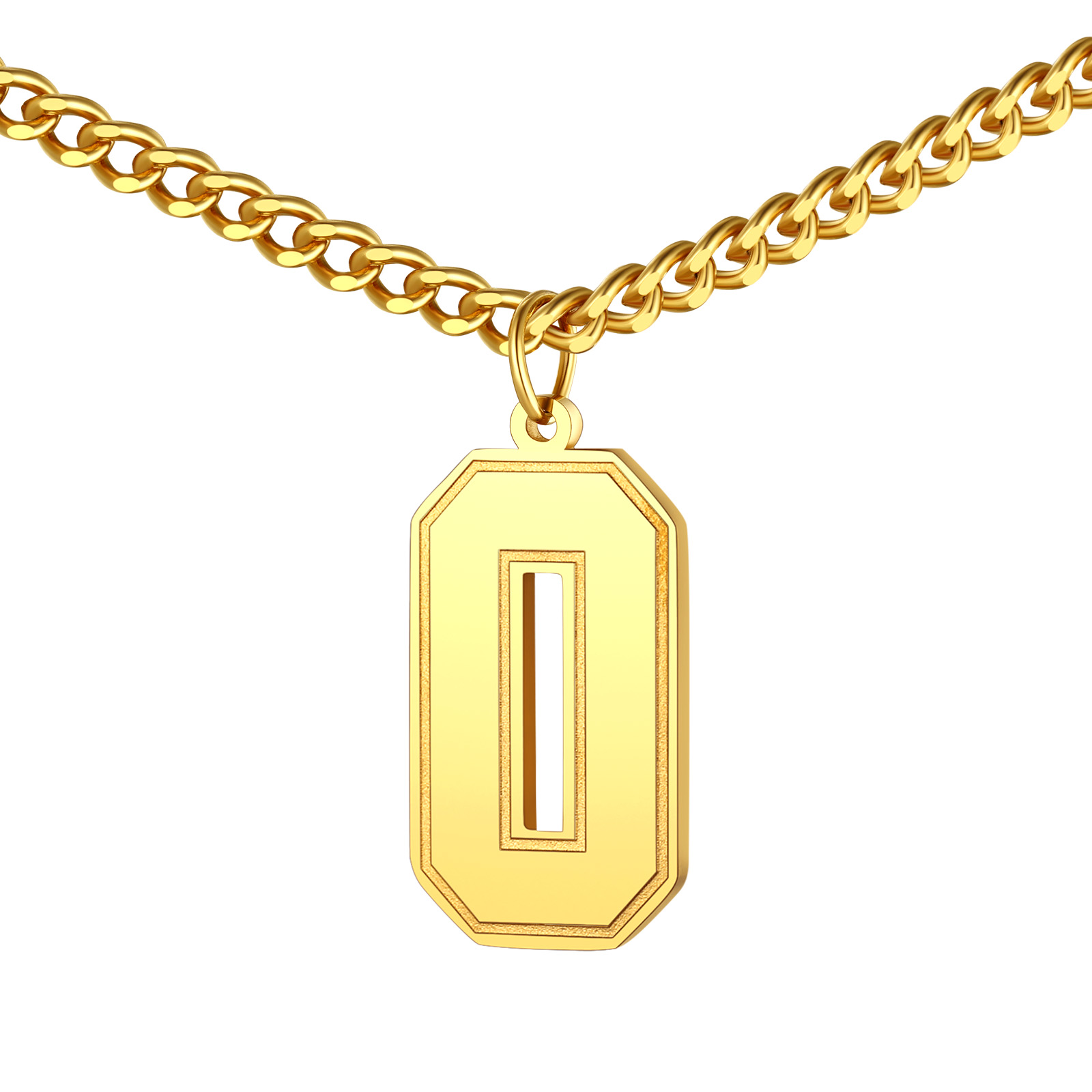 Sports Jersey Lucky Basketball Number 0 Necklaces