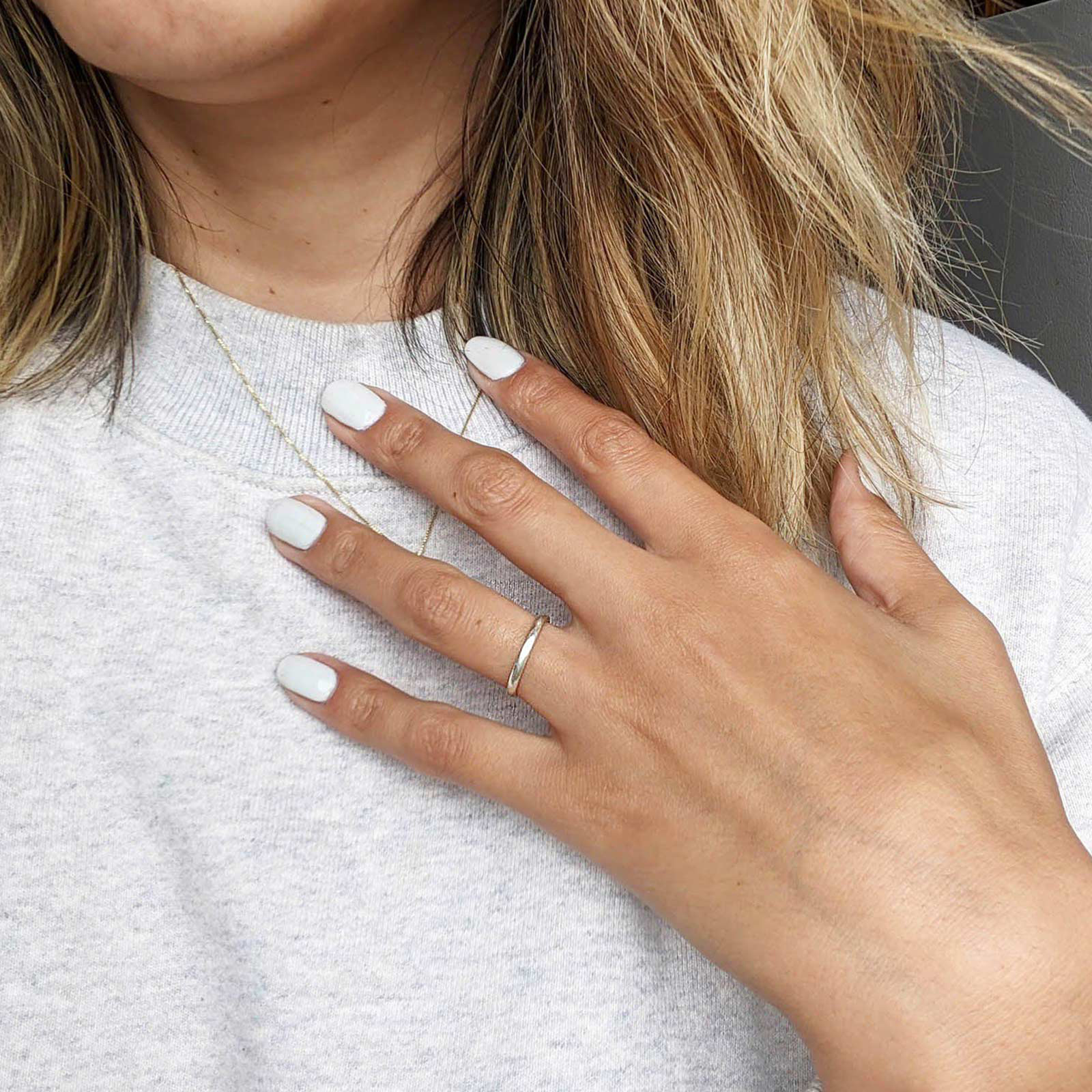 2mm Simple Everyday Band Promise Ring