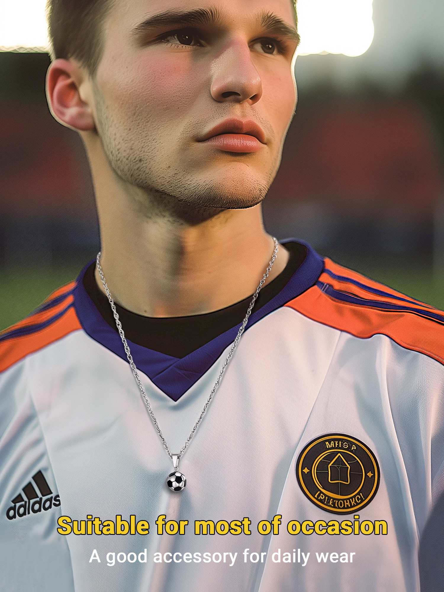 3D Football Cool Necklaces