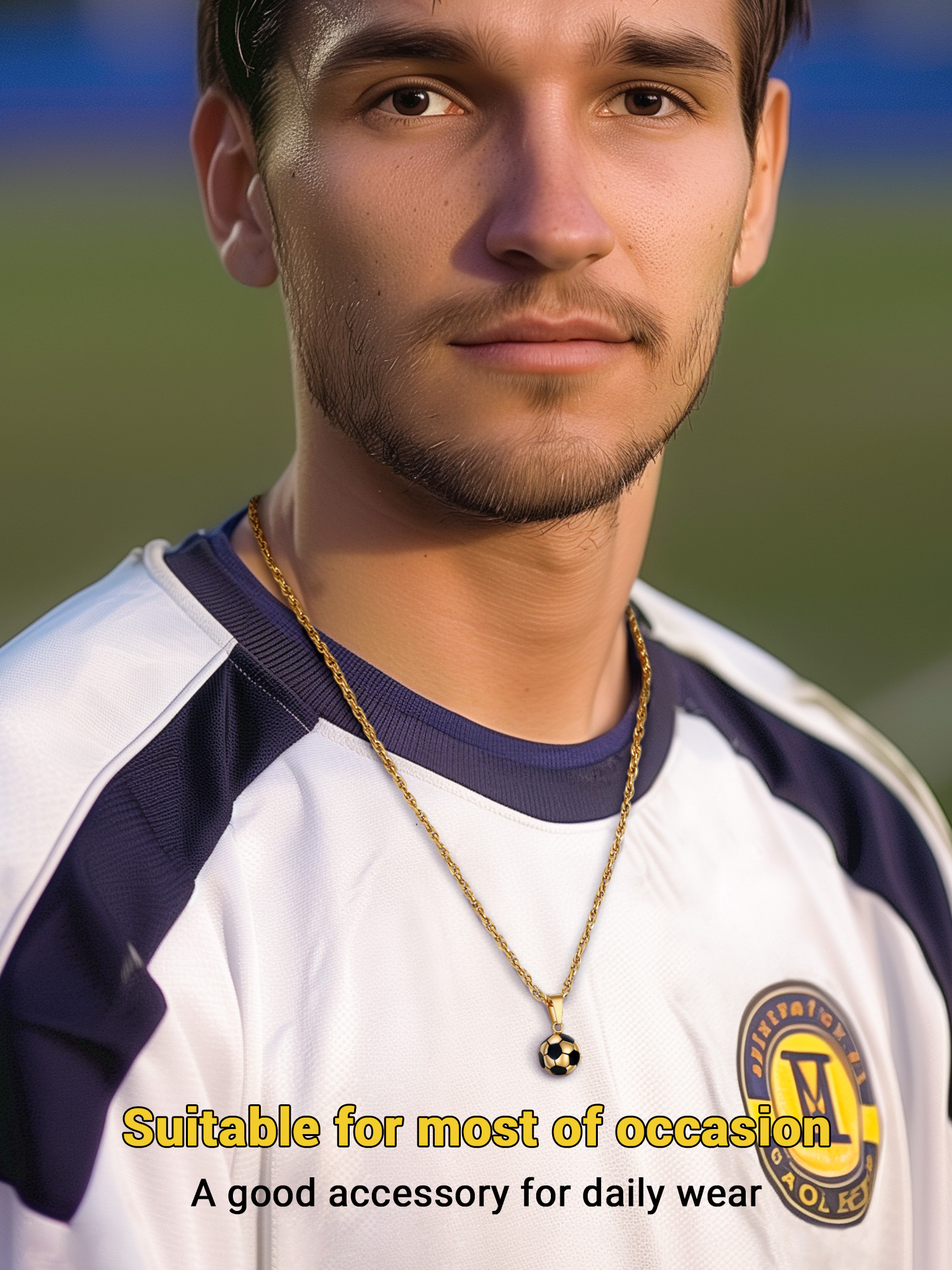 3D Football Cool Necklaces