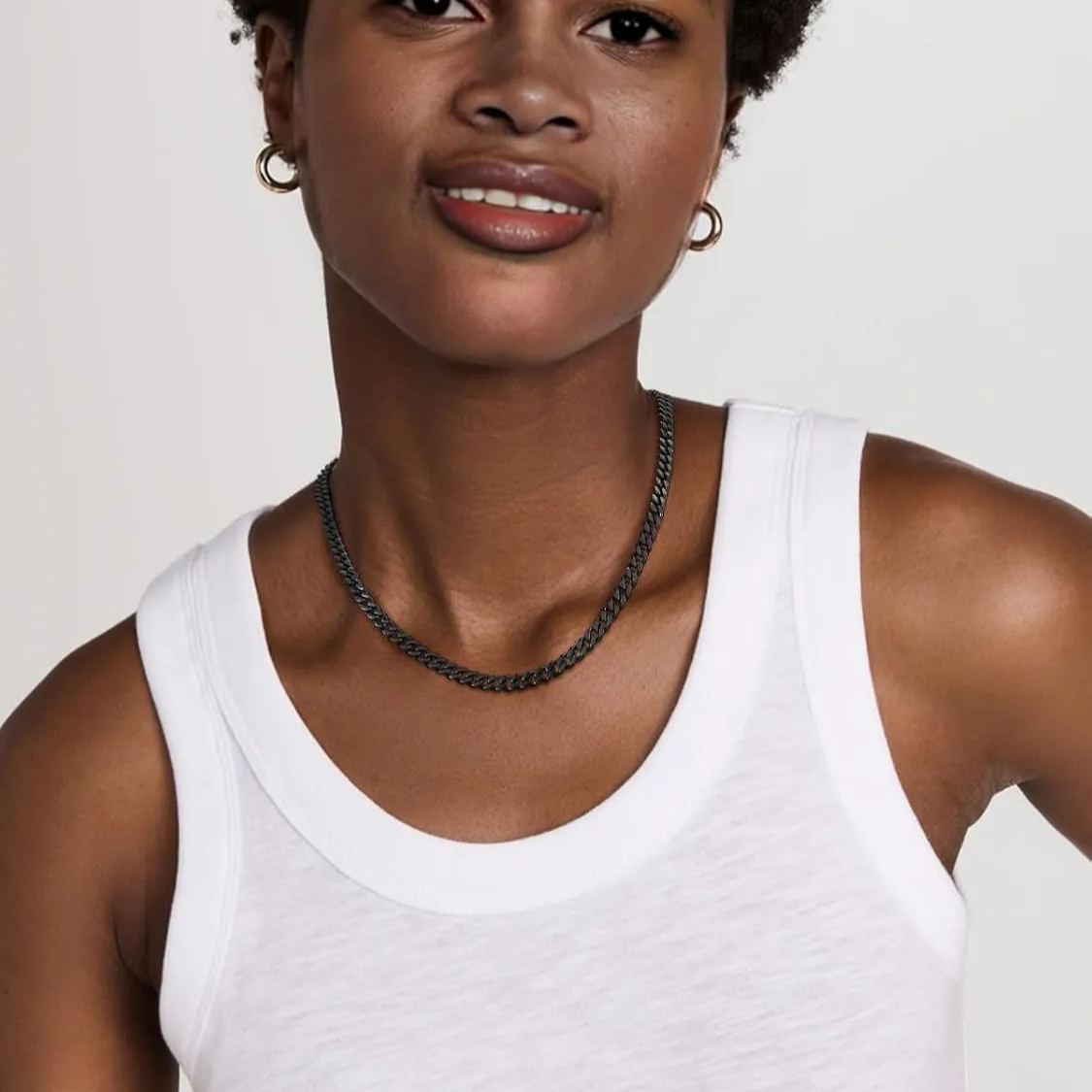 Hip Hop Curb Chain Necklace