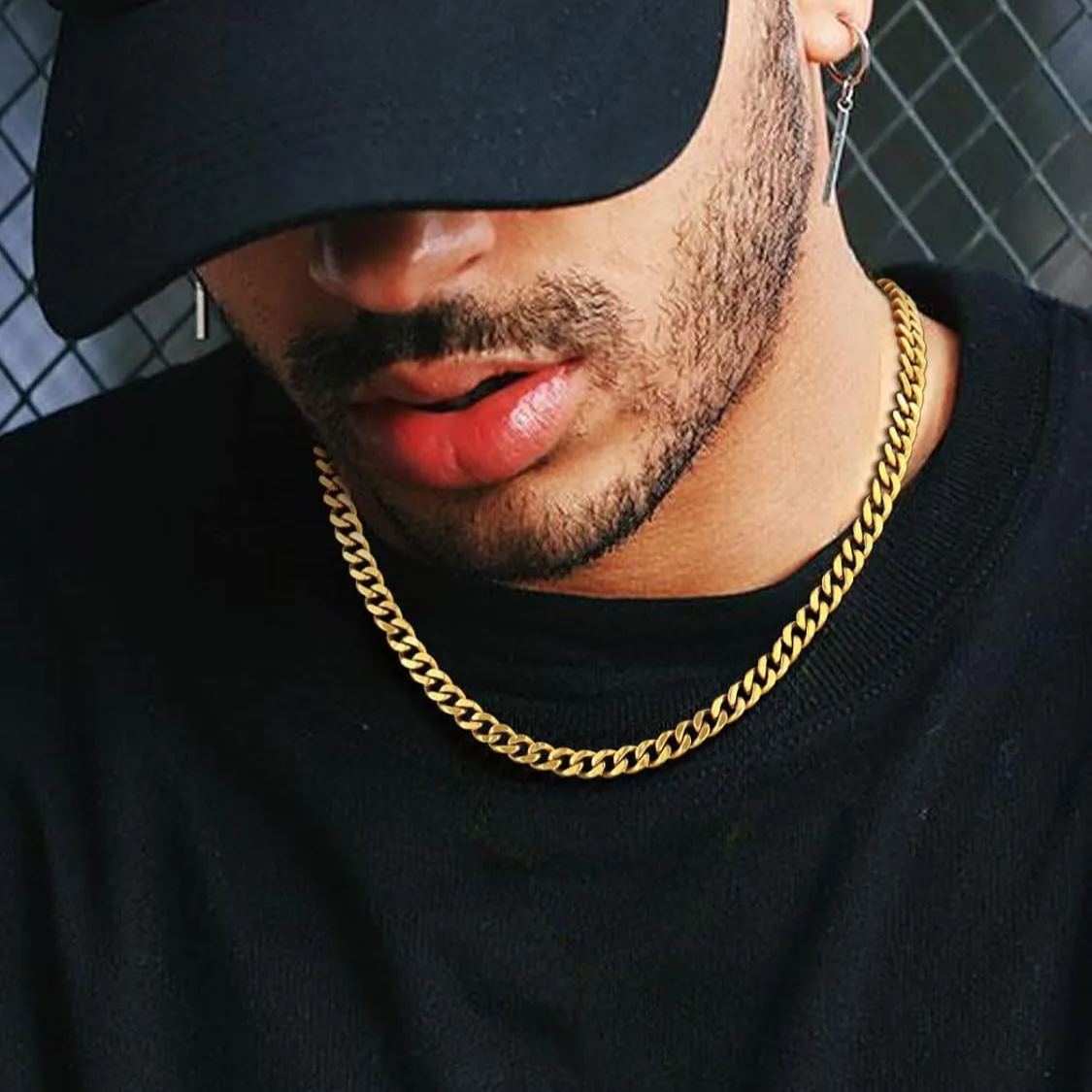 Hip Hop Curb Chain Necklace