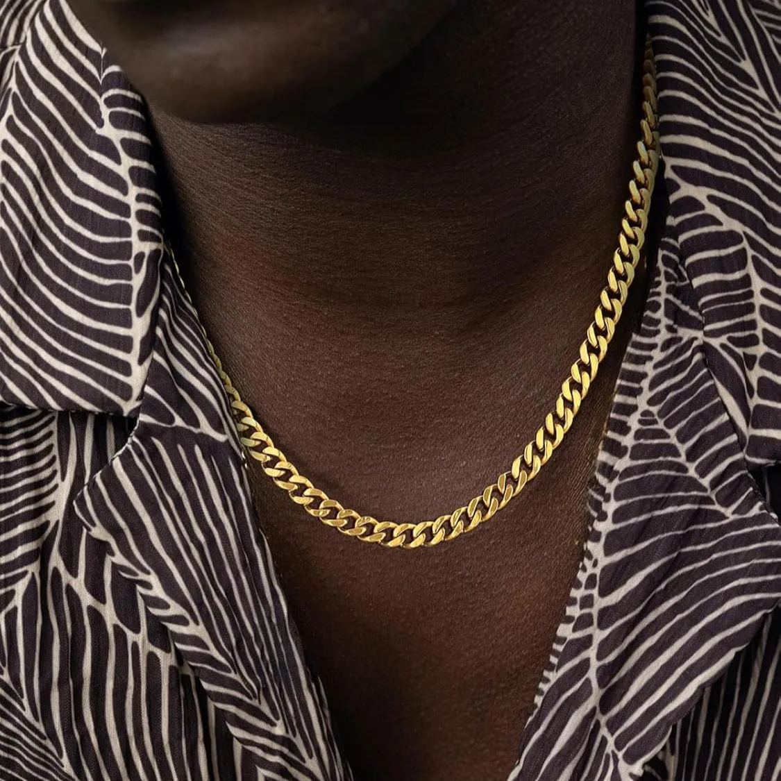 Hip Hop Curb Chain Necklace