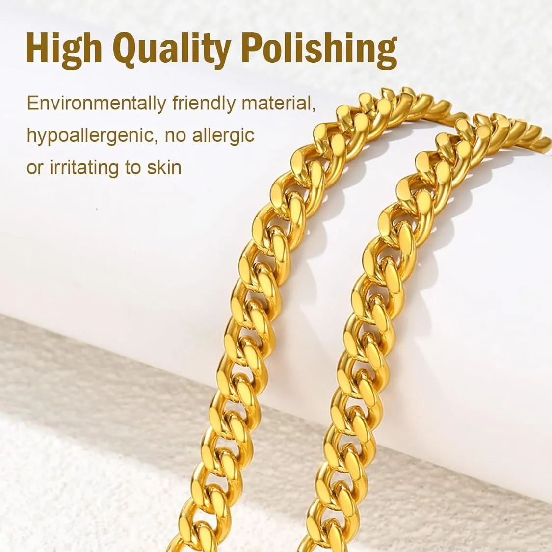 Hip Hop Curb Chain Necklace