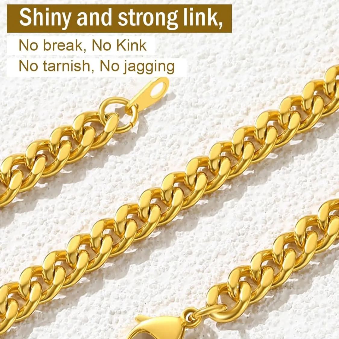 Hip Hop Curb Chain Necklace