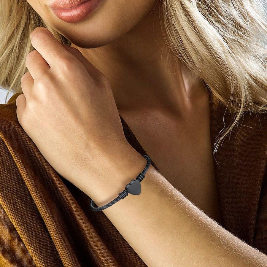 Heart Charm Adjustable Bracelets