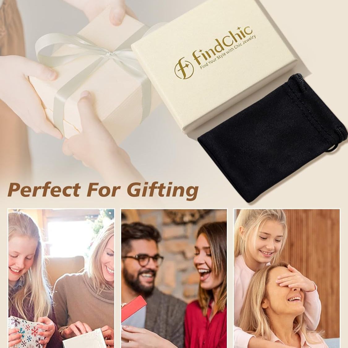 18K Gold Plated Zirconia Number Chain Necklaces