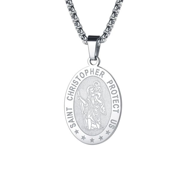 Saint St Christopher Necklace