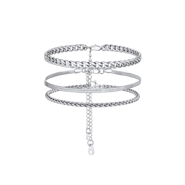 Women's Cuban Anklet for Summer