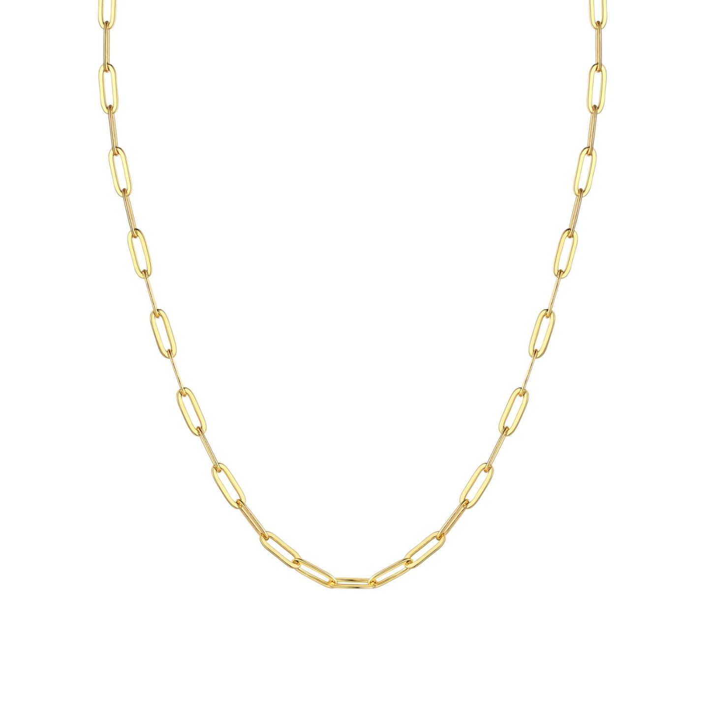 Rose Gold Paperclip Necklace
