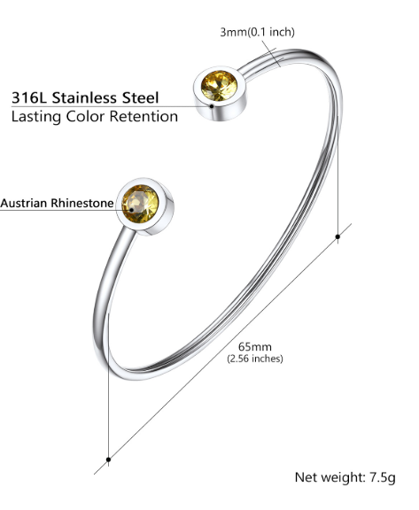 Gold Plated Open Bangle