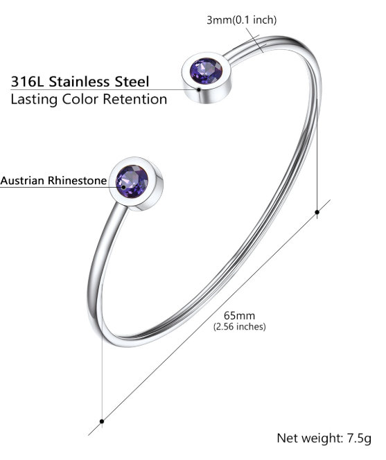 Gold Plated Open Bangle