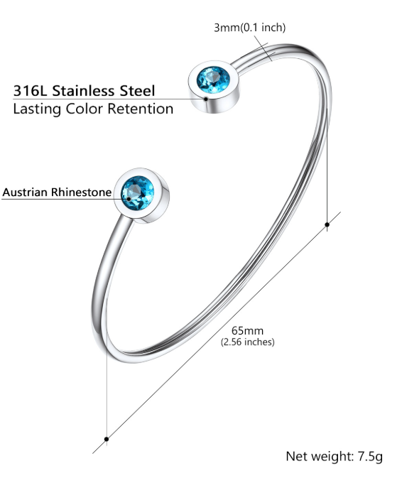 Gold Plated Open Bangle