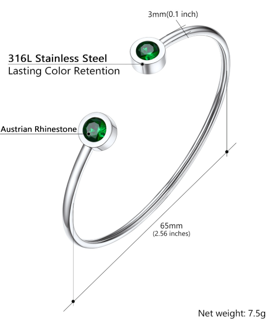 Gold Plated Open Bangle