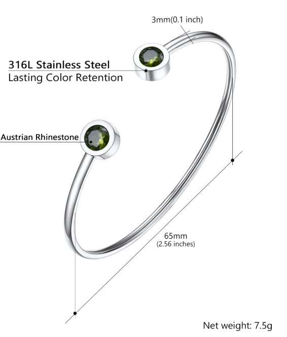 Gold Plated Open Bangle