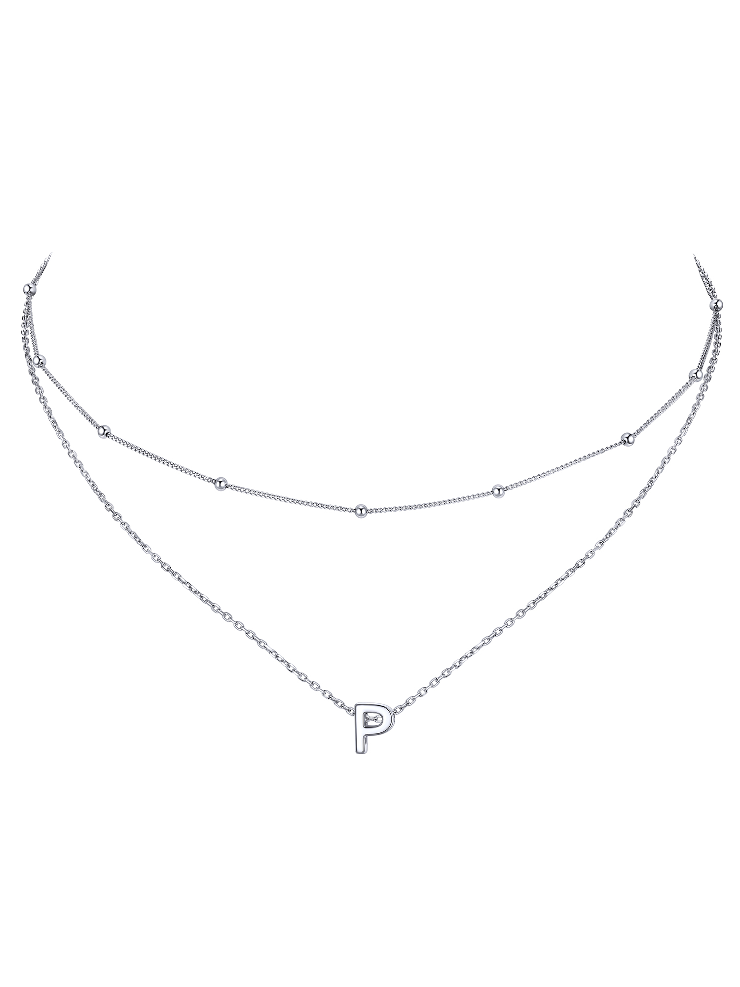 S925 Silver Double Layer Chain