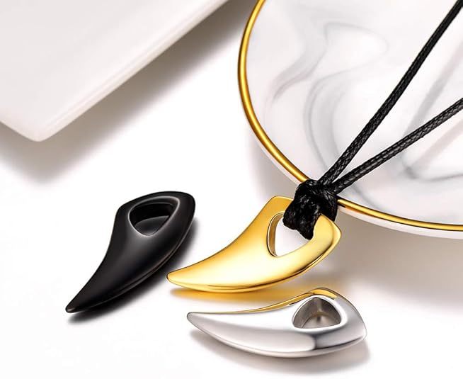 Shark Tooth Pendant with Leather Cord