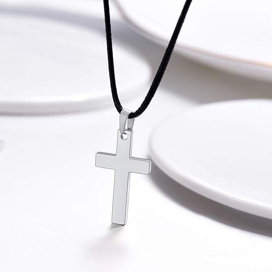 Stainless Steel Minimalist Cross Pendant