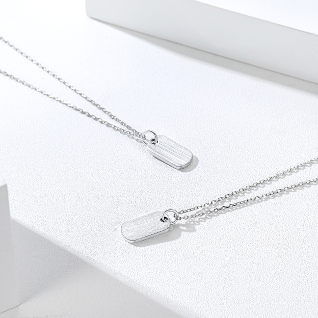 Sterling Silver Letter Necklace