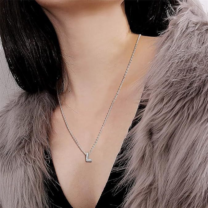 Dainty Letter Pendant Necklace