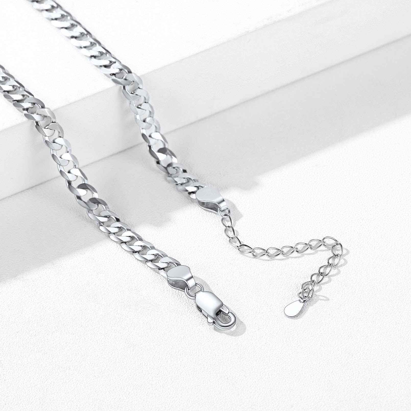 S925 Cuban Link Chain Anklet