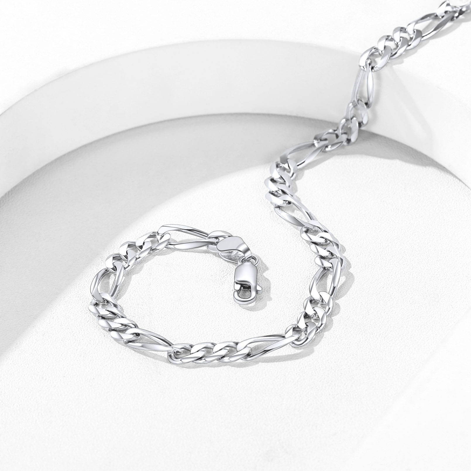 Figaro Chain with Mixed Links