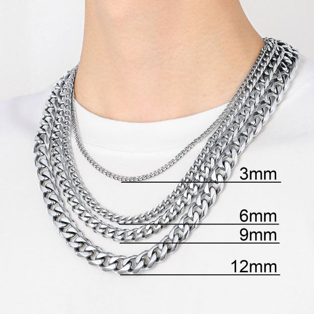 Miami Cuban Chain Necklace Length Guide for Men