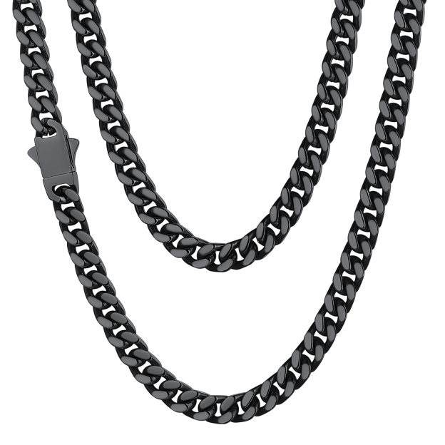 Cuban Link Chain 316L Steel Natural 22"
