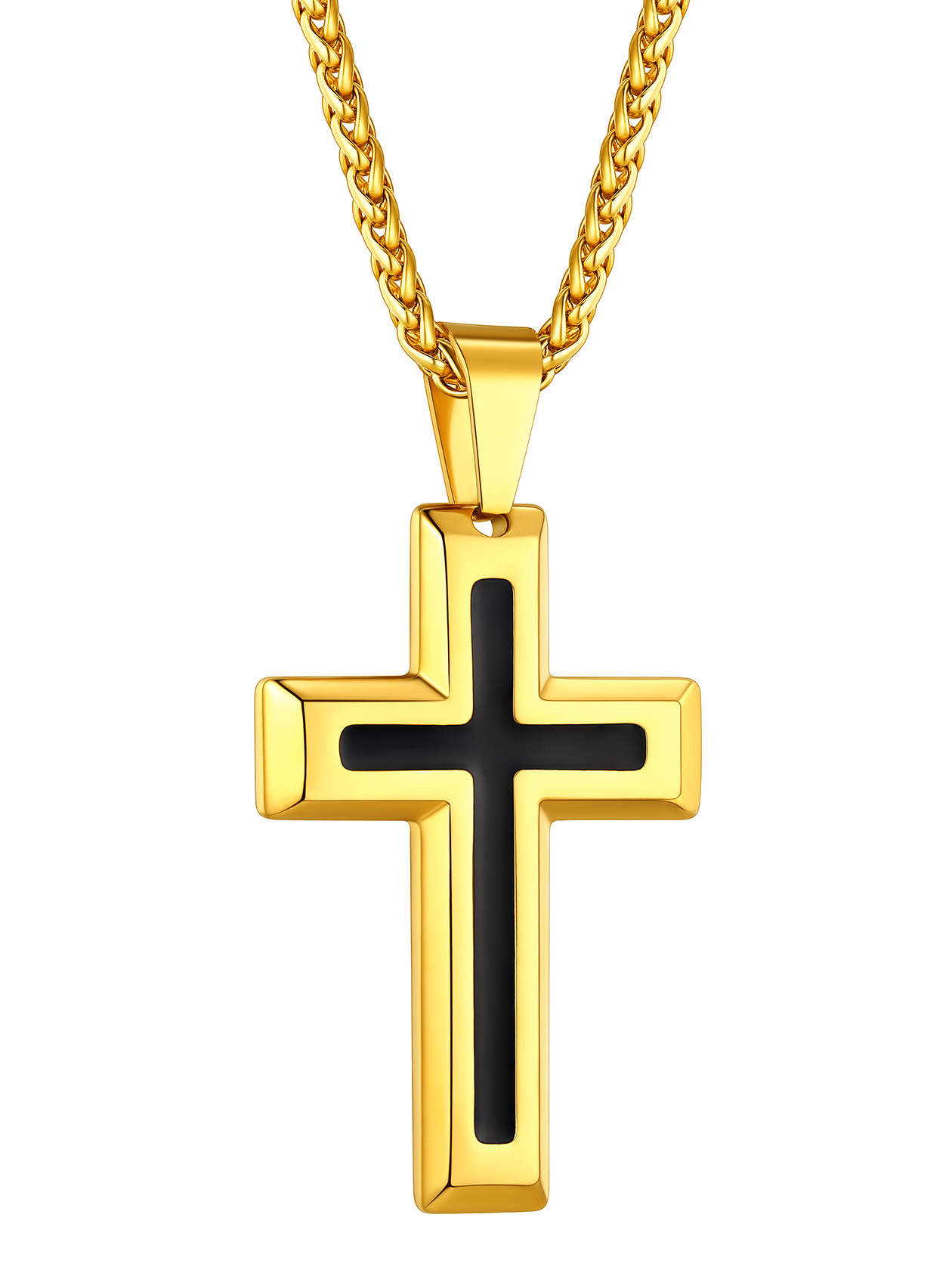 Men's 22" Cross Necklace