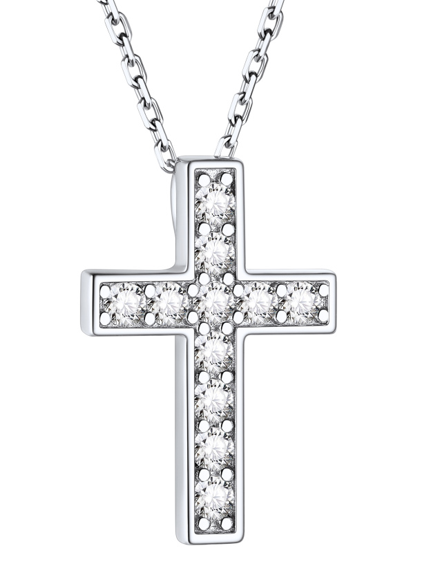 Sterling Silver Cross Necklace