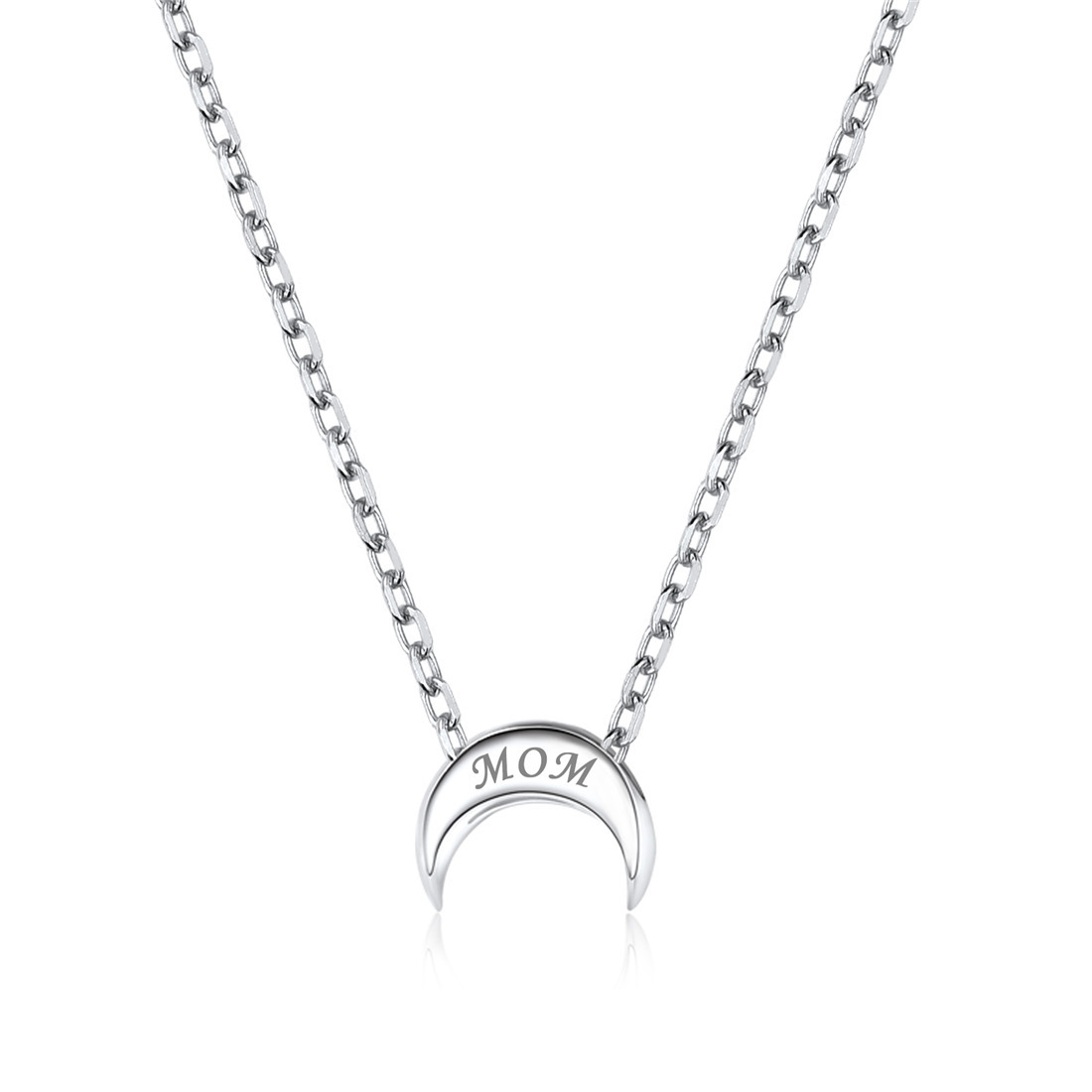 925 Silver Moon Necklace