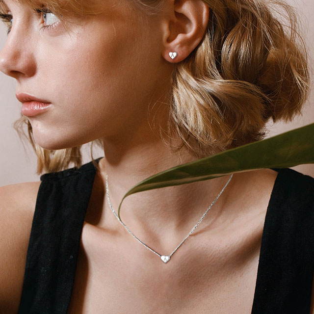 Heart Pendant Necklaces for Women