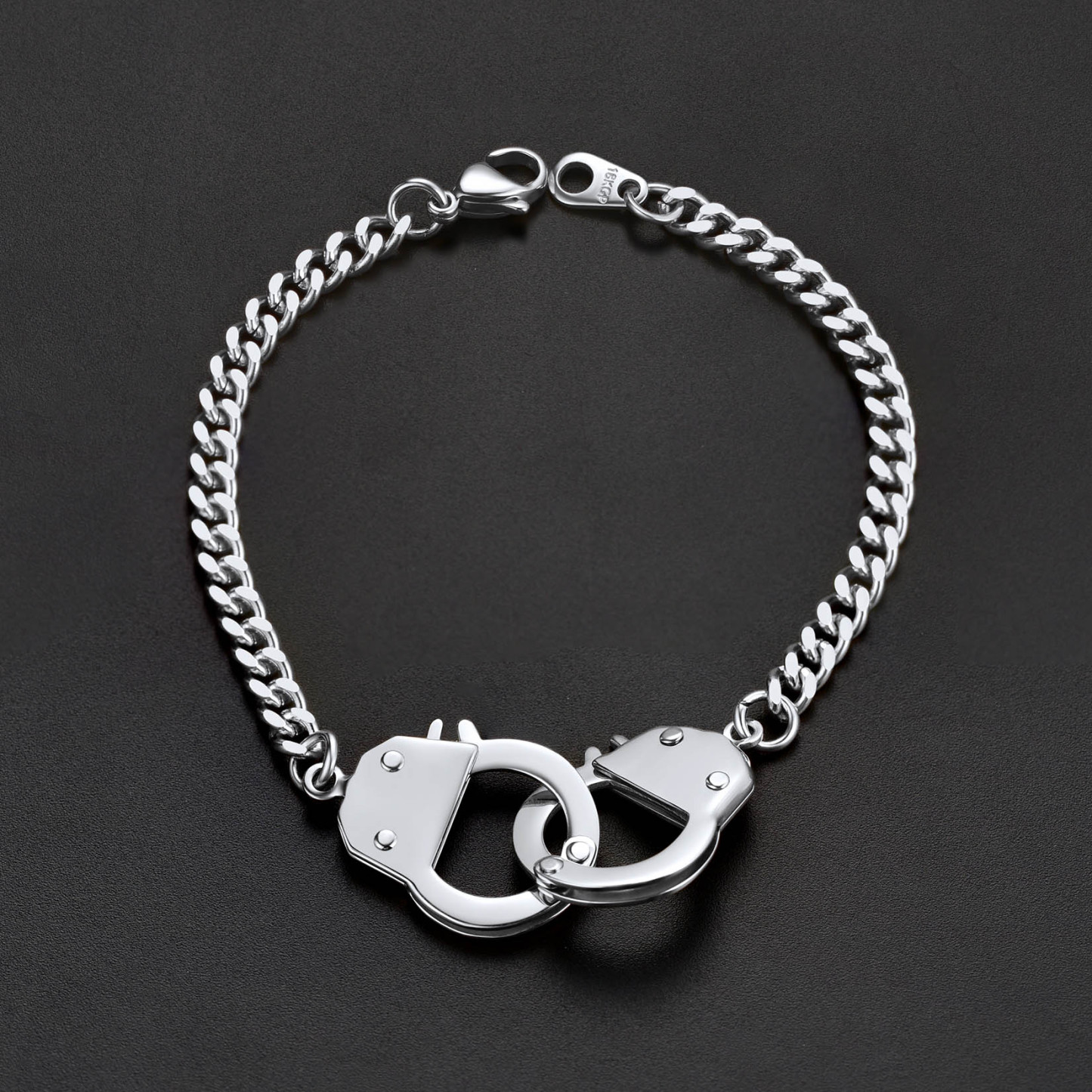Stainless Steel Handcuff Bracelets