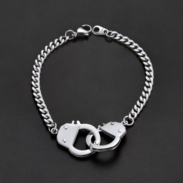 Stainless Steel Handcuff Bracelets