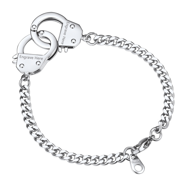 Stainless Steel Handcuff Bracelets
