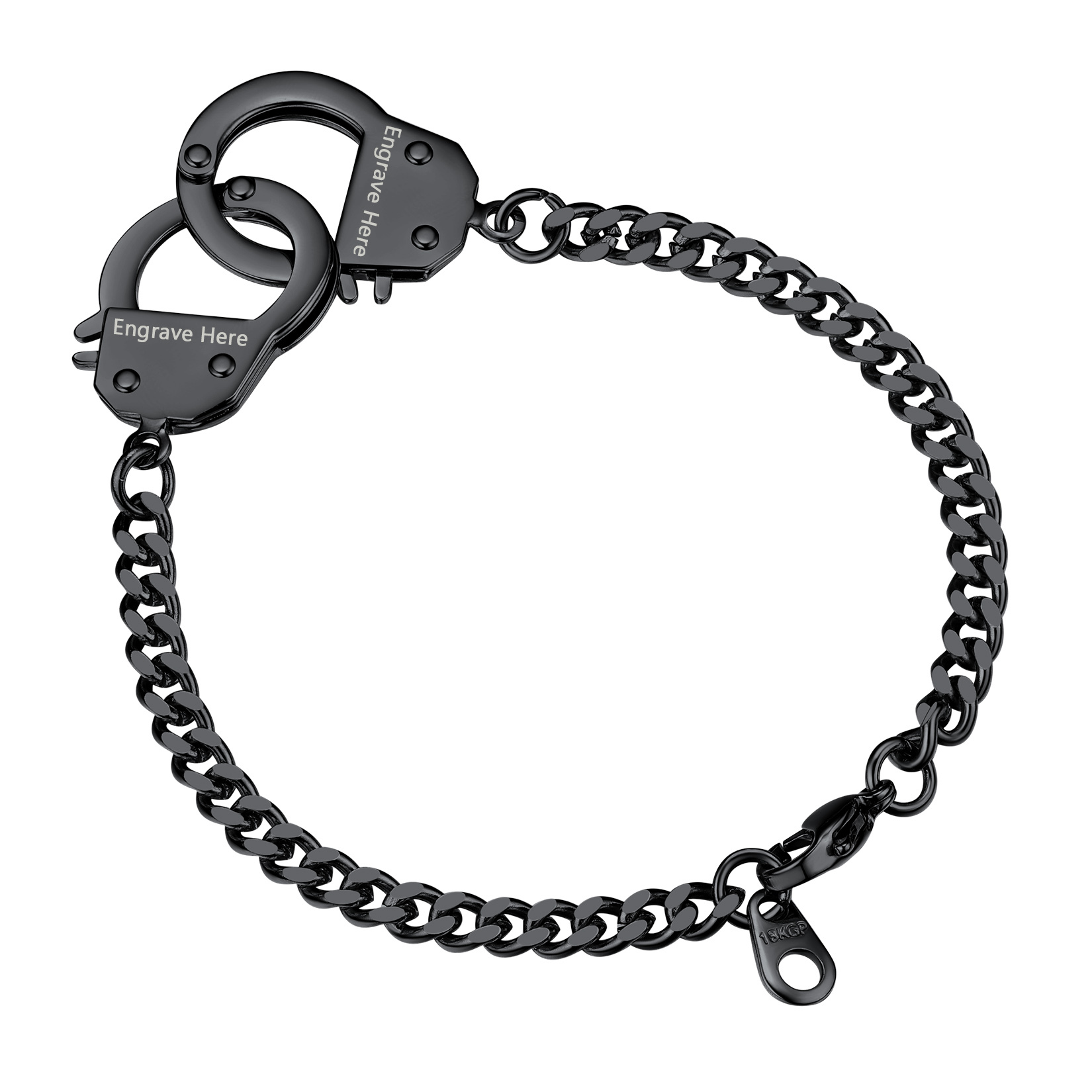 Stainless Steel Handcuff Bracelets