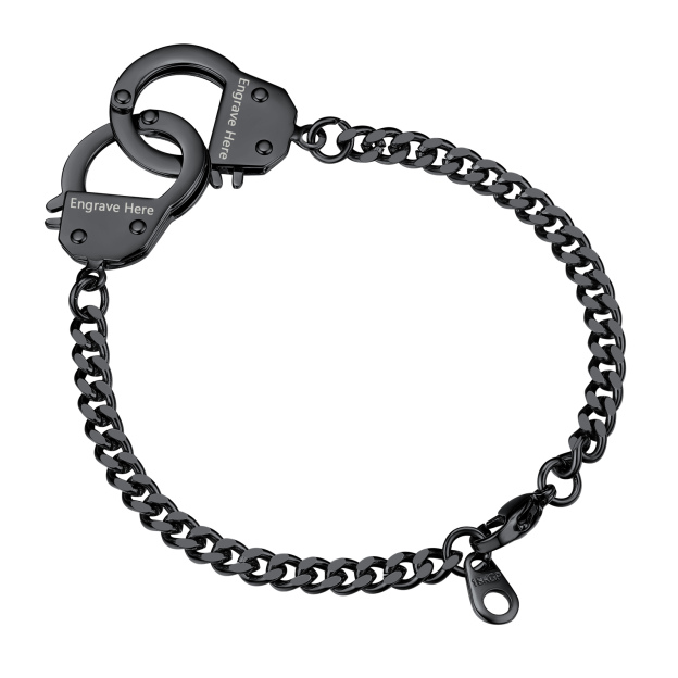 Stainless Steel Handcuff Bracelets
