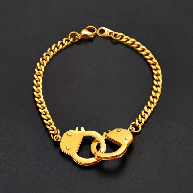 Stainless Steel Handcuff Bracelets